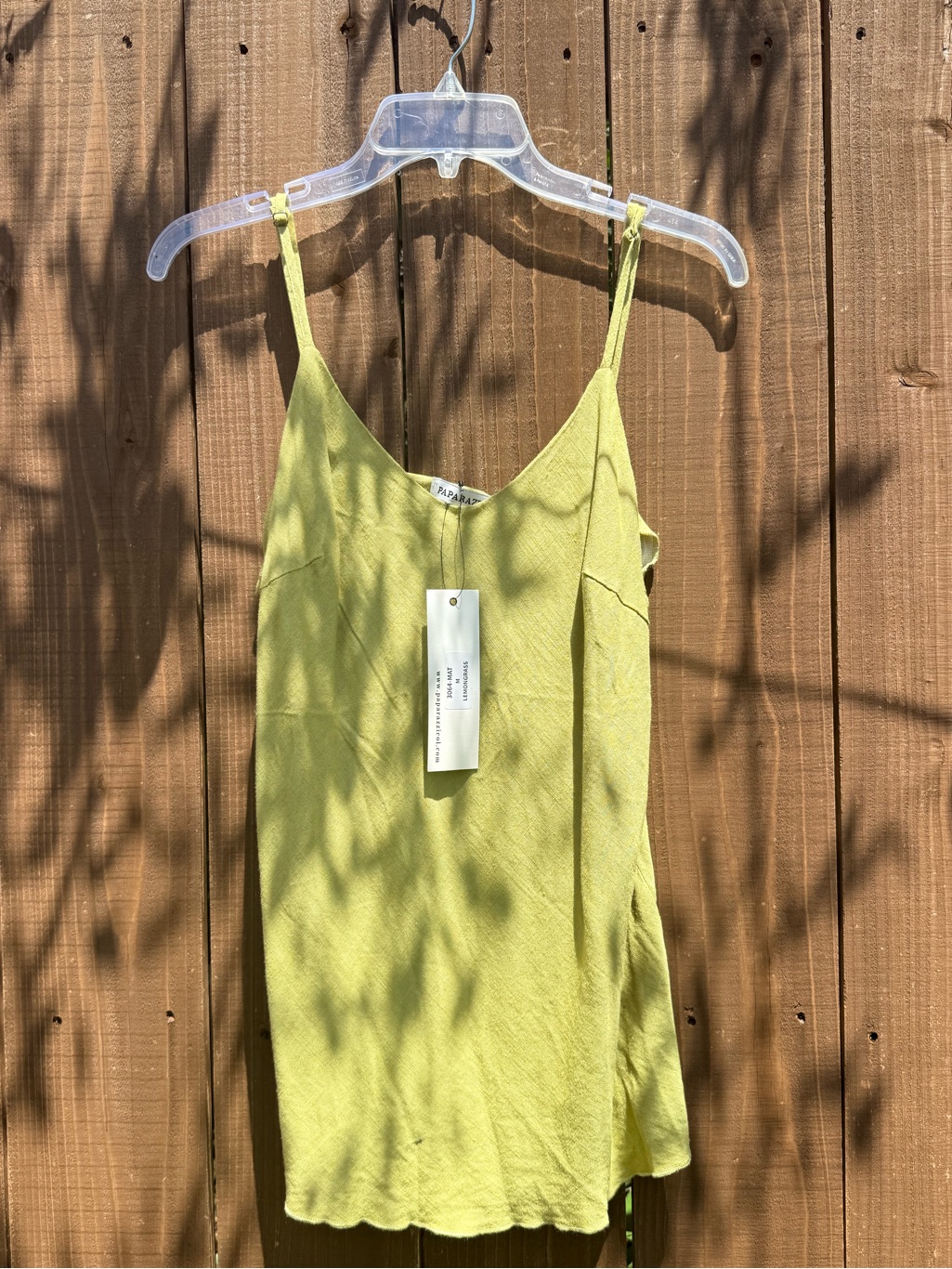 Paparazzi Lime Green Spaghetti Strap Cami